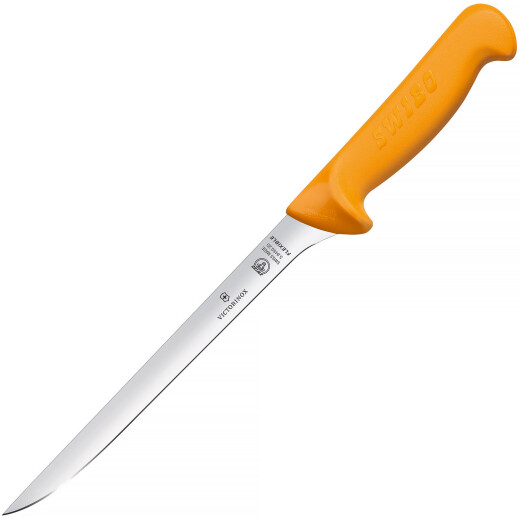 Fish-filetting-knife, flat handle, 20cm