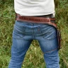 Western Revolver Belt with one Holster