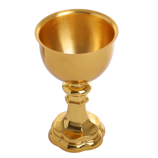 Medieval Drink Chalice, polished brass