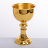 Medieval Drink Chalice, polished brass