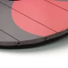 Wikinger Kampfschild rot-schwarze Spirale