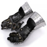 Steel gauntlets with fingers, late Middle Ages