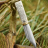 Small Viking Seax, Bone Grip in Borre Style, 9th/10th c.