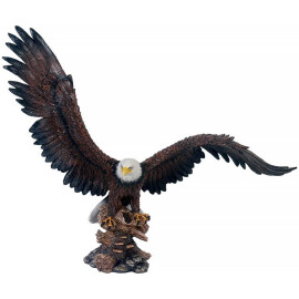 Bald eagle sculpture 40x50cm