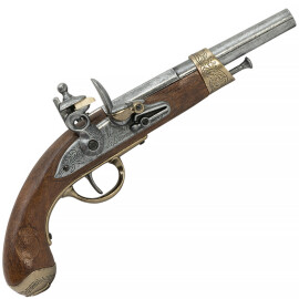 Deco pistol with St. Etienne flintlock
