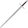 Jeden a půl ruční meč na šerm 107cm s hlavicí paraořech a dřevěnou pochvou