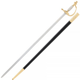 Epee 96cm with folding guard and scabbard