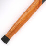 Dřevěná hůl se zahnutou rukojetí ručně vyřezávaná a barvená - výprodej