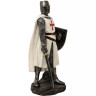 Templar knight figure with sword and shield