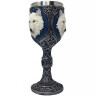Chalice with arctic wolf