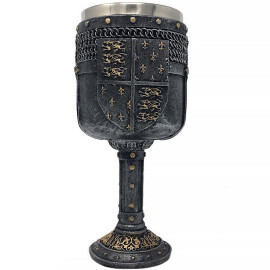 XL Goblet with sword, coat of arms and chain mail