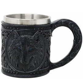 Black Mug "Wolf"