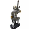 Knight figure kneeling with sword - letter opener