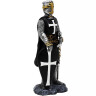 Knight figure of the German Order with sword, shield and cape