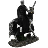 Knight of the Teutonic Order on horse with shield and sword figure