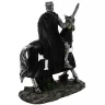 Knight of the Teutonic Order on horse with shield and sword figure