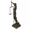 Justitia 45cm bronziert, Göttin der Gerechtigkeit
