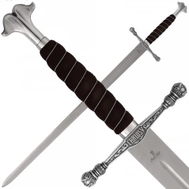 Meč Karel V. stříbřitý
