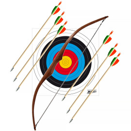 Children's bow set superheroes 30" dark with arrows, 3-6 years