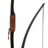 Compact Rattan Longbow Marksman 50 inches dark stained