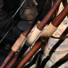 Compact Rattan Longbow Marksman 50 inches dark stained