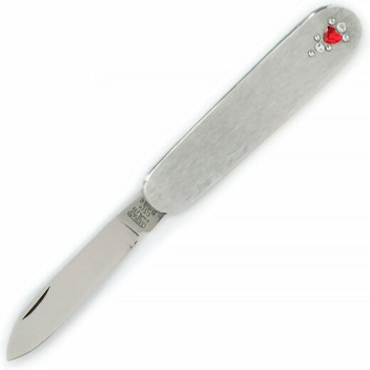 Decorated pocket folding knife Heart 100-NN-1