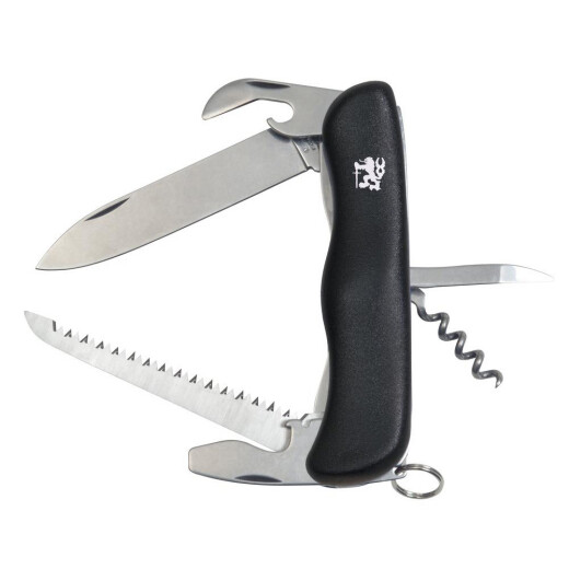 Pocket folding knife Praktik black 115-NH-6/AK