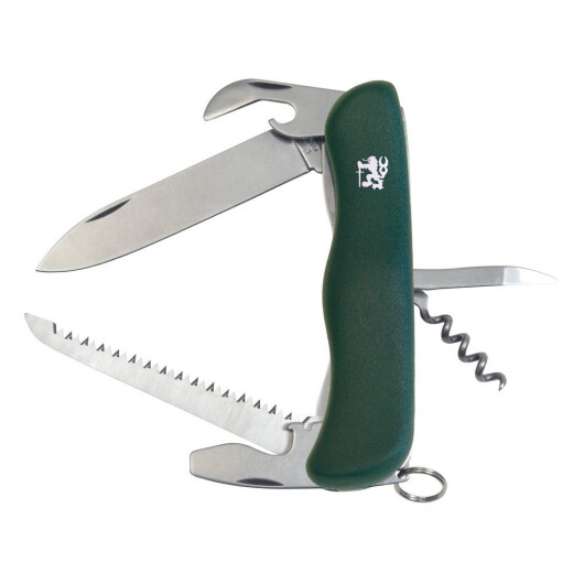 Pocket folding knife Praktik green 115-NH-6/AK