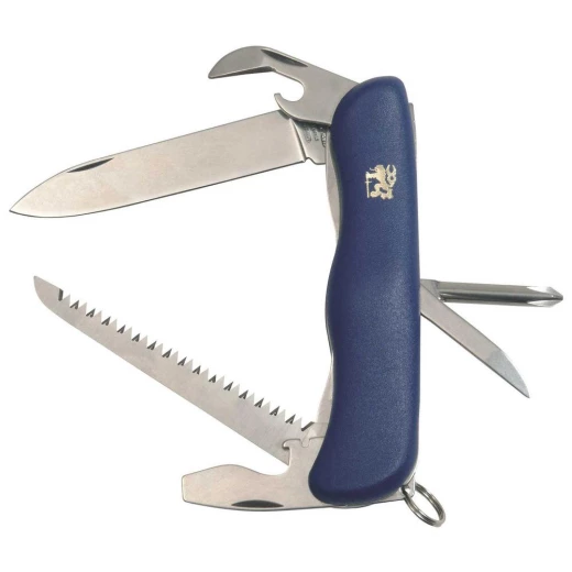 Kapesní zavírací nůž Praktik modrý 115-NH-6/BK