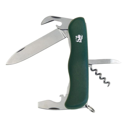 Kapesní zavírací nůž Praktik zelený 115-NH-5/AK