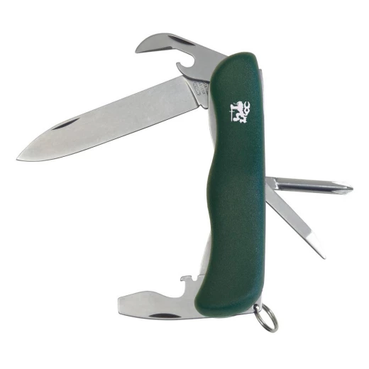 Kapesní zavírací nůž Praktik zelený 115-NH-5/BK