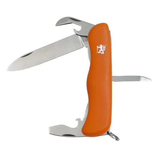 Kapesní zavírací nůž Praktik oranžový 115-NH-4/CK
