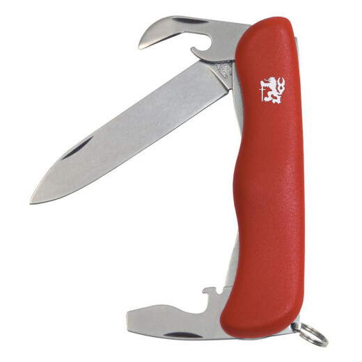 Pocket folding knife Praktik red 115-NH-3/AK