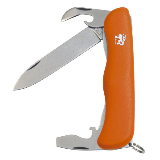 Pocket folding knife Praktik orange 115-NH-3/AK