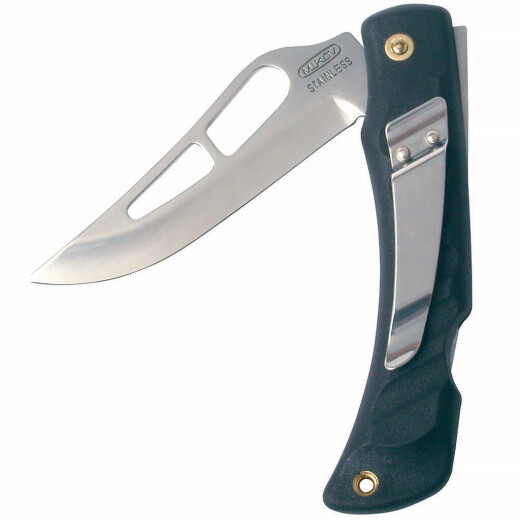 Pocket folding knife Buckle Crocodile black 243-NH-1/A