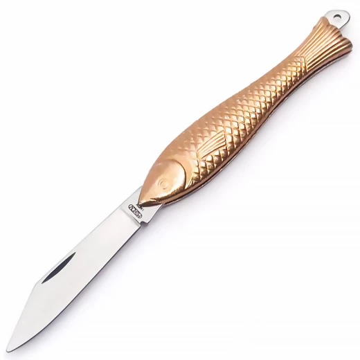 Knife Little Fish gold finish 130-NZn-1/ZL