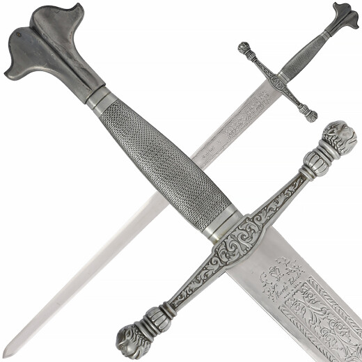 Schwert Karl V., Klinge mit gestanztem ornamentalem Dekor