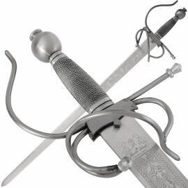 Colada Cid Schwert, Klinge mit gestanztem ornamentalem Dekor