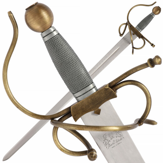 Meč Colada Cid, mosazný povrch