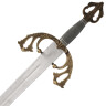 El Cid´s Sword Tizona, guard and pommel with brass finish