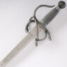 El Cidův krátký meč Colada, čepel s ornamentální ražbou
