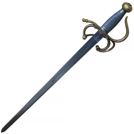 El Cidův krátký meč Colada, mosazný povrch