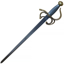 El Cidův krátký meč Colada, mosazný povrch