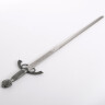 Krátký meč Velký Kapitán, čepel s vyraženým ornamentálním zdobením