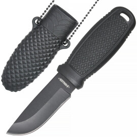 Neck Knife Black Pineaple 110mm