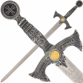 Templar Small Sword oxidised-silver finish