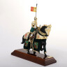Mounted Spanish Knight in Armor, Dark Green Caparison