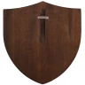 Schwert Wandhalterung, Holzplakette 20x18cm