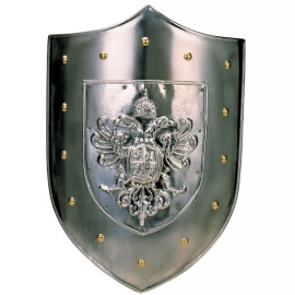 Shield with embossed Double-Headed Eagle