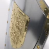 Metal shield with Toledo heraldic eagle